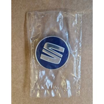 Hub cap Wheel cap 55 mm Original Seat Blue Original