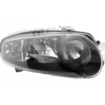 Alfa Romeo 147 2000-2005 Black Headlight Right