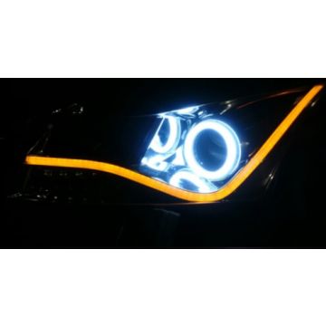 DRL LED ORANGE 30 cm Flexibel 36xLED