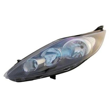Ford Fiesta 2008-2013 Black Headlight Left