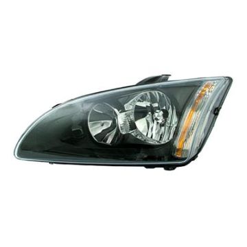 Ford Focus 2004-2008 Black Headlight Left