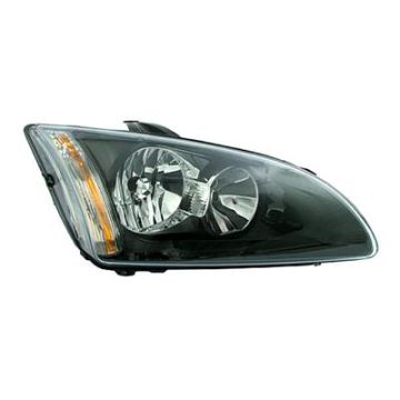 Ford Focus 2004-2008 Black Headlight Right