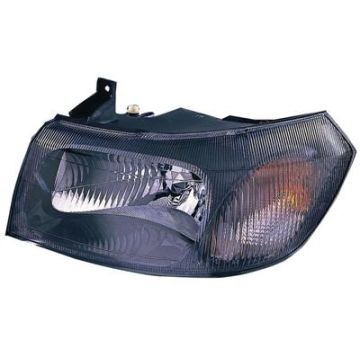 Ford Transit 2000-2006 Black Headlight Left