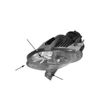 Peugeot 206 XS,S16,GT,GTI Fog light Right