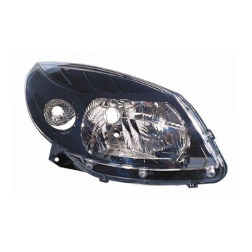 Dacia Sandero 2008-2012 Black Headlight Right