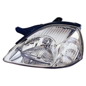 Kia Rio 2002-2005 Headlight White Left