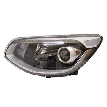 Kia Soul 2014-2017 H7+LED Black Headlight Left