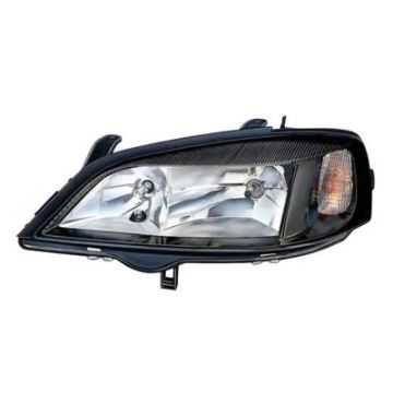 Opel Astra G Black Headlight Left