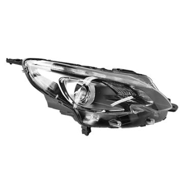 Peugeot 2008 2016-2019 Black Headlight Right