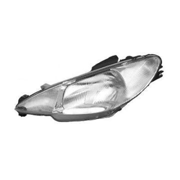 Peugeot 206 H4 Headlight Right
