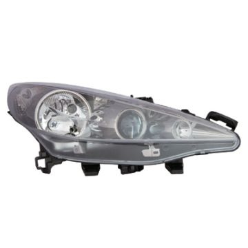 Peugeot 207 Bochtv. Black Headlight Right