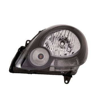 Renault Kangoo 2008-2013 Black Headlight Left