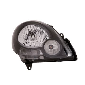 Renault Kangoo 2008-2013 Black Headlight Left
