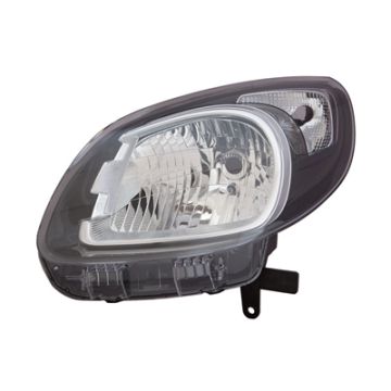Renault Kangoo 2013-2021 Black Headlight Left