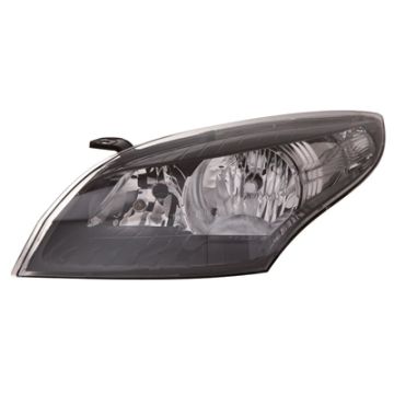 Renault Megane 2012-2013 Black Headlight Left
