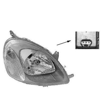 Toyota Yaris 1999-2003 type VALEO Headlight Right