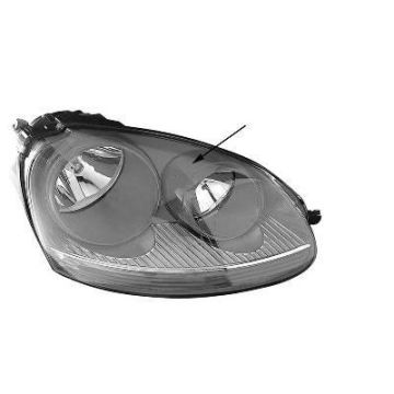 Volkswagen Golf 5 Headlight Chrome Right