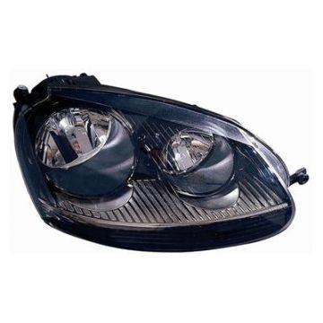 Volkswagen Golf 5 Headlight black/chrome Right