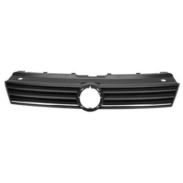 VW Polo 6C 2014-2017 Black/Chrome Grille